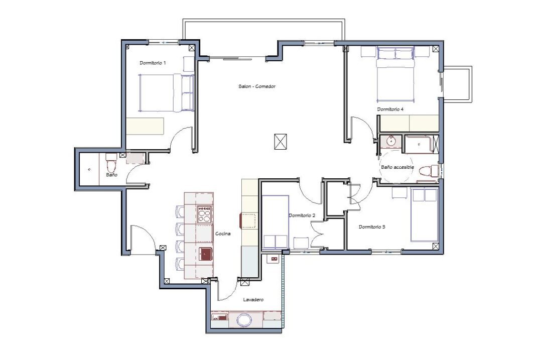 Planos 2D viviendas: guía para reformas.